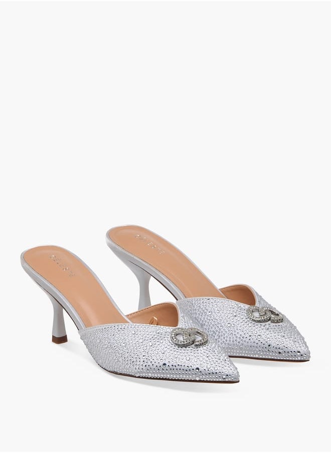 Celeste - Women's Embellished Pointed Toe Shoes with Stiletto Heels Ramadan Collection - Image 1