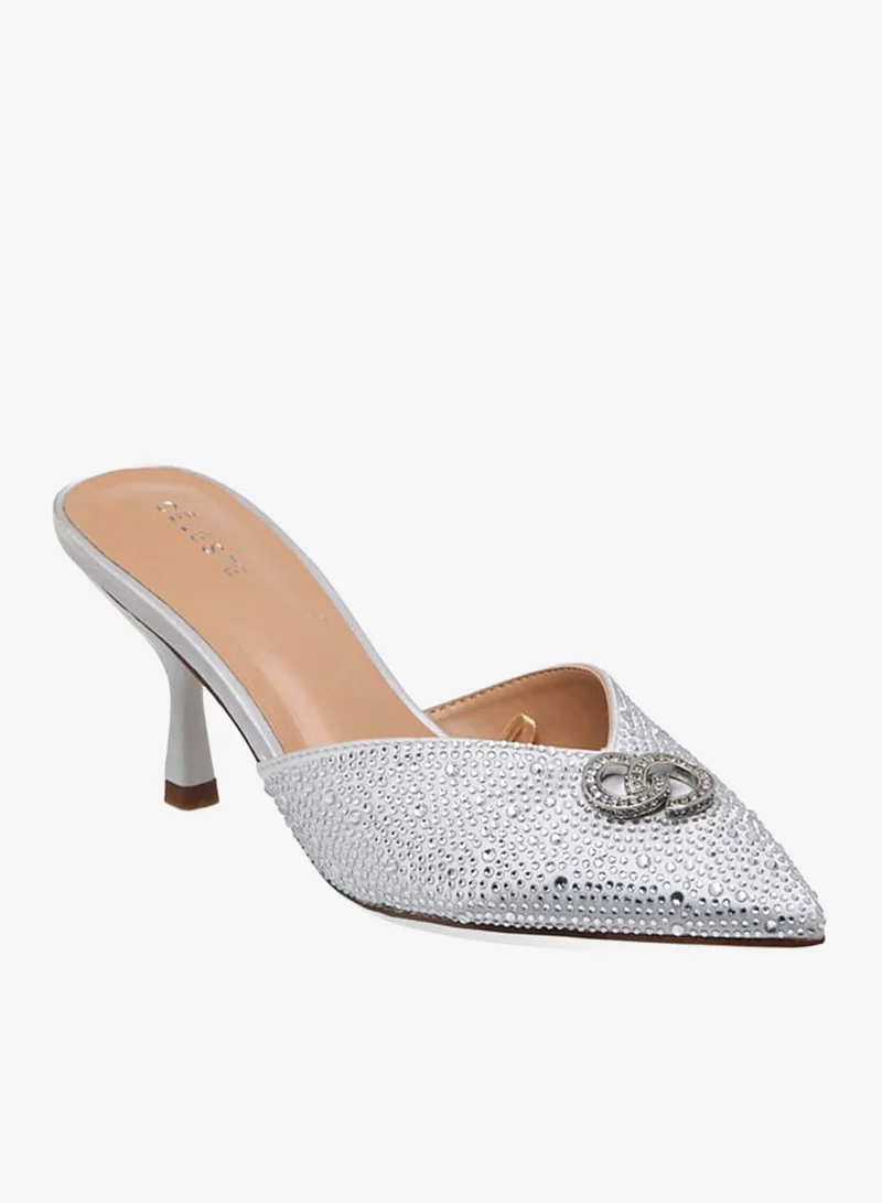 Celeste Women's Embellished Pointed Toe Shoes with Stiletto Heels Ramadan Collection