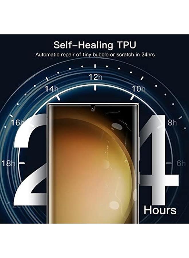 Jetech Privacy Screen Protector For Samsung Galaxy S23 Ultra 5G 6.8 Inch With Camera Lens Protector Anti Spy Flexible Tpu Film Fingerprint Unlock Compatible 2 Pack Each - Image 5