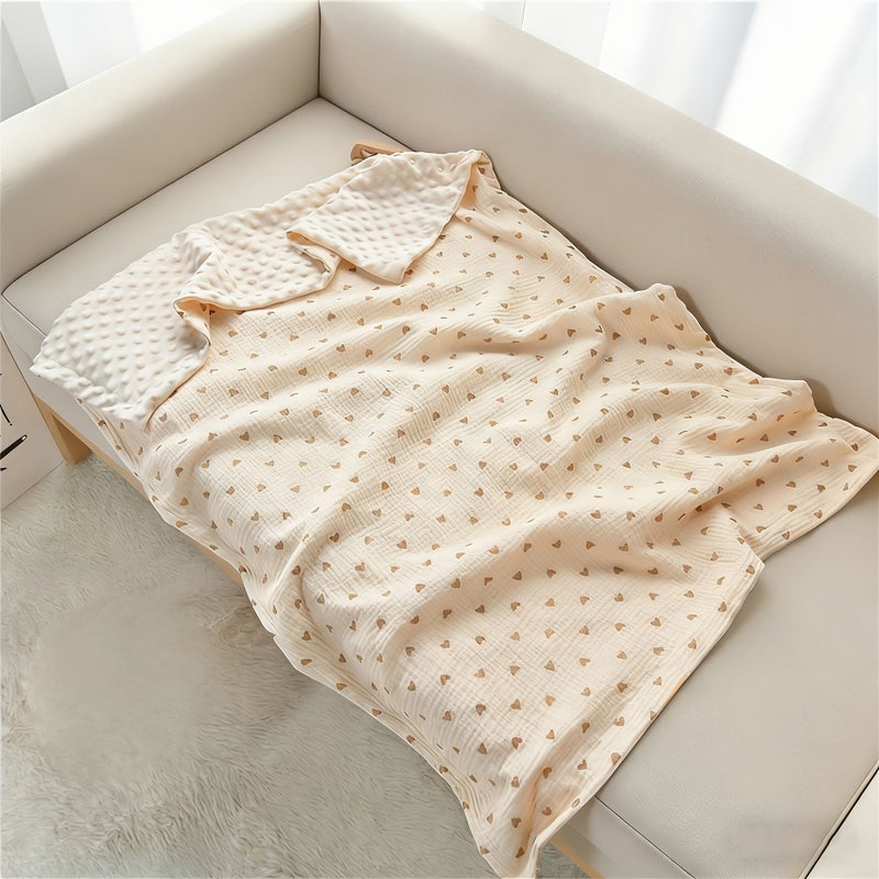 White Muslin Cotton Blanket Soft Breathable All Season Throw Nursery Essential - Image 5