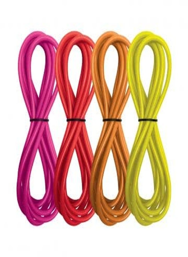 Red Sea ReefDose Deluxe 4 Color Dosing Tube Kit Red Yellow Pink Orange | Saltwater Marine Aquarium Dosing Pump Tubing Set Hose - Image 1