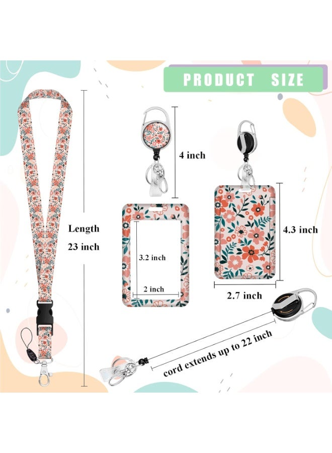 يوڠام حامل بطاقة هوية مع حبل للرقبة – حاملو بطاقات الهوية القابلة للسحب مع حبل رقبة قابل للفصل وبكرة شارة وحامل بطاقة هوية عمودي للممرضات والطلاب والمعلمين وموظفي المكاتب - Image 5