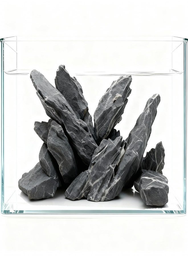 TankMatDecor 10lLBS Aquarium Rocks Seiryu Stone Natural Hardscape Stone for DIY Aquariums, Fish Tanks, Bonsai, Terrariums, Paludarium Amphibian Enclosures (10Lb (3-8 inch), Seiryu Stone) - Image 1