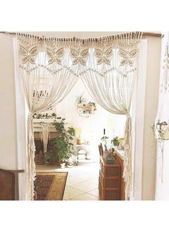 Macrame Curtains Boho Curtains for Bedroom Window Wall Hanging 200x90 Cm - pzsku/Z6D1F73D869DFC1BAF9FDZ/45/_/1720522872/4c15eaca-f923-4863-8017-bc68df19b8c4