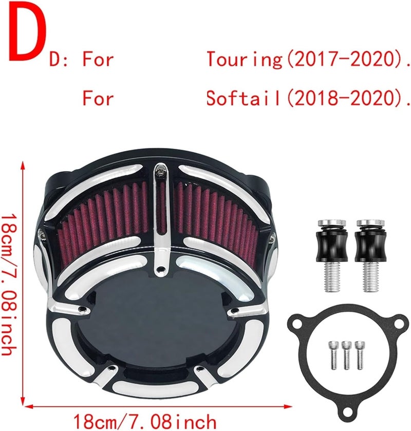 Wivplex Clear Air Cleaner Filter Kit for Harley Motorcycles - Image 2