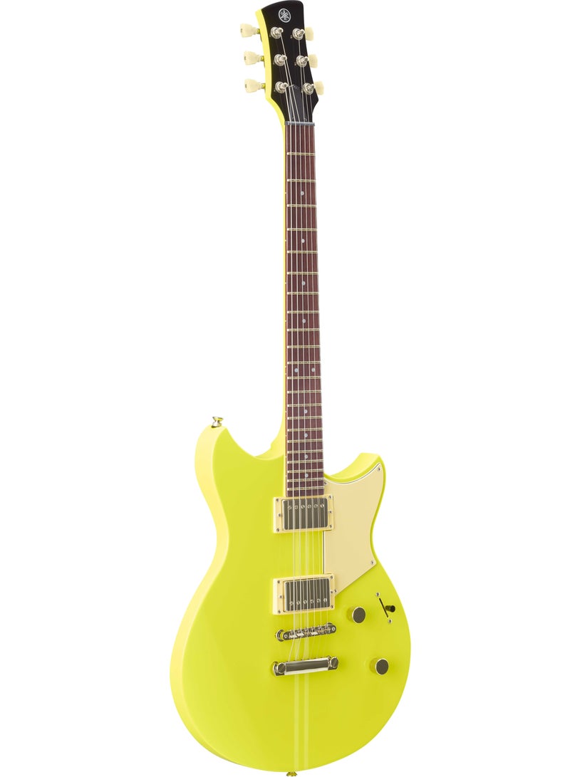 Yamaha Revstar Element RSE20 Electric Guitar Neon Yellow - Image 2