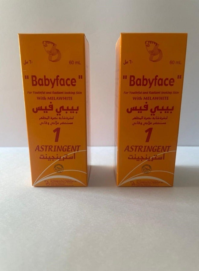 2 pack Astringent With Melawhite Multicolour 60ml