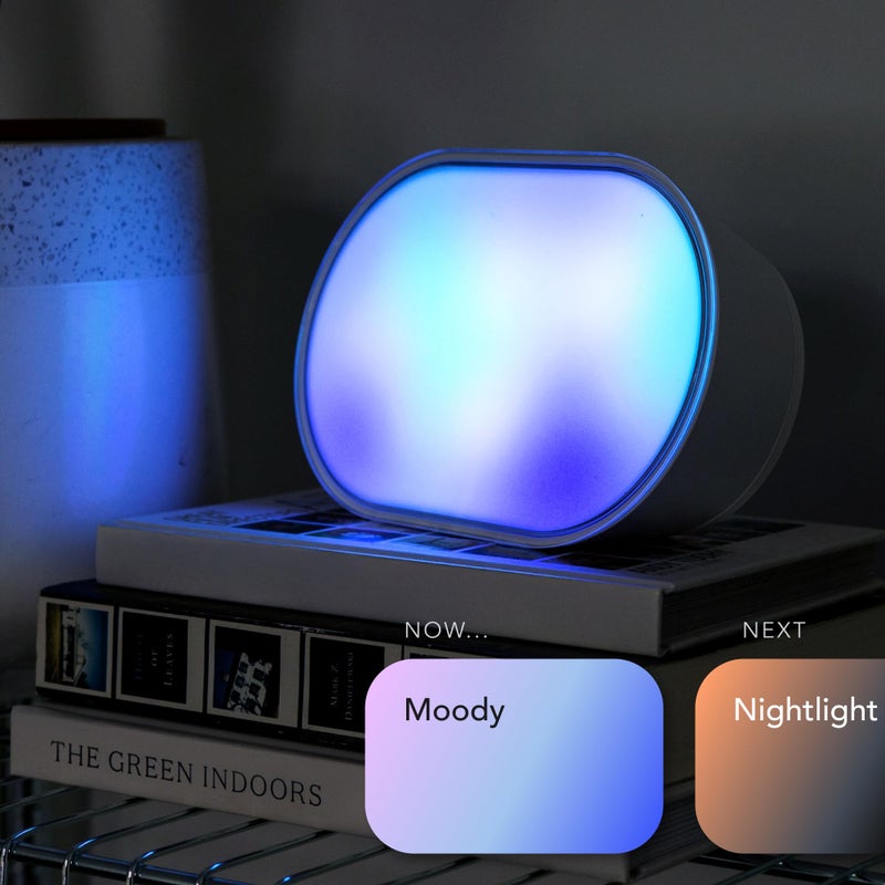 LIFX Luna Smart Lamp, 1000 LM Wi-Fi & Matter 1.3 Compatible, Alexa & Apple HomeKit Compatible, Plug-In Bedside Table Lamp & Wall-Mount, Color Changing Wall Wash, Sunrise/Sunset Effect, No Hub Required - Image 4
