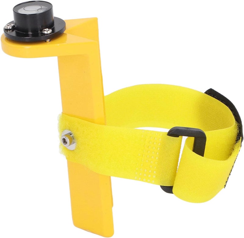 Aluminum Adjustable Bubble Level Sturdy and Accurate for Wall Positioning for Circular and Rectangular Rods - 1 X Adjustable Grade Rod Level - Image 1