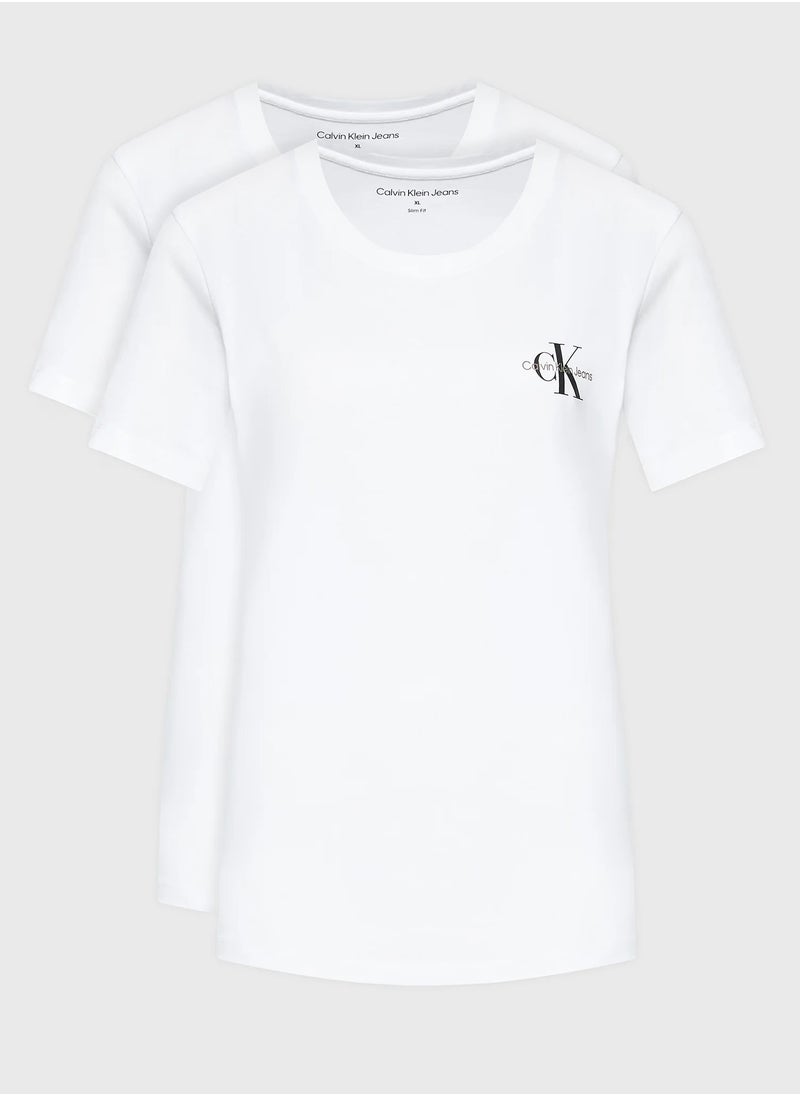 Calvin Klein Jeans - 2 Pack Logo T-Shirt - Image 1
