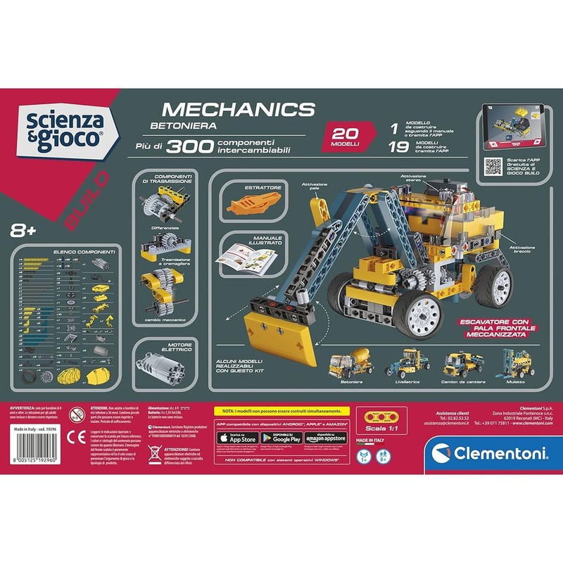Clementoni - Science & Play Mechanics Cement Truck - 75083 - Image 3