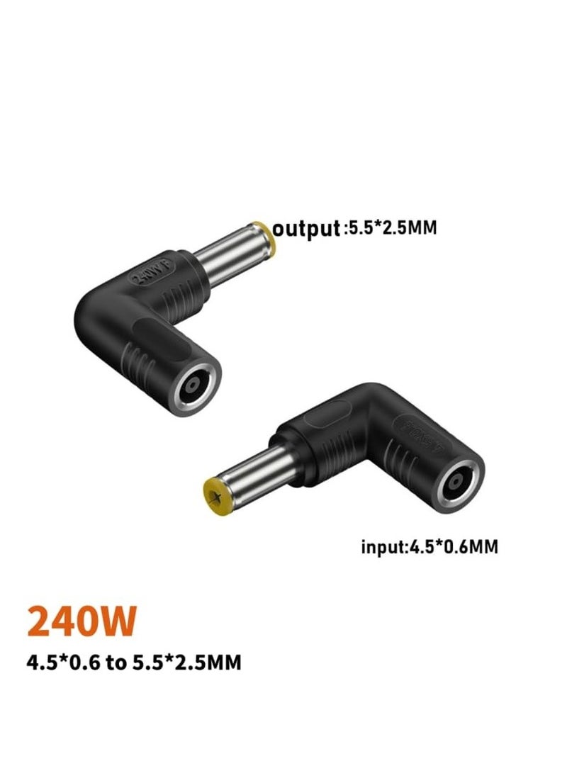 Terabyte 240W DC 4506 Female to DC 5525 Male Connector Laptop Power Adapter - Image 2