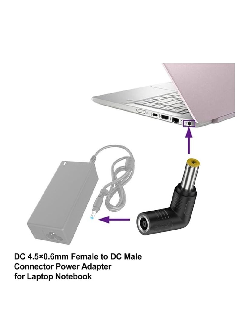 Terabyte 240W DC 4506 Female to DC 5525 Male Connector Laptop Power Adapter - Image 3