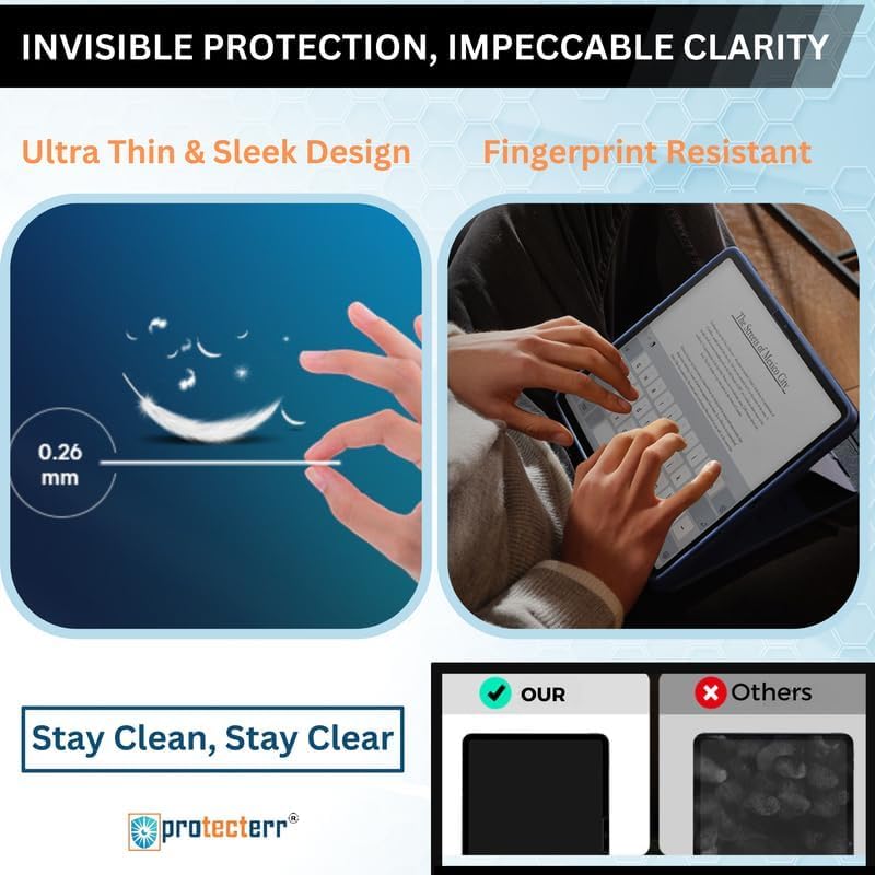 PROTECTERR 1 Pack | Screen Protector Guard for Lenovo Tab M11 11" inch - Ultra-Thin, HD Clear, 9H Hardness, Anti-Scratch, Bubble Free, Edge-to-Edge Easy Install (Not a Tempered Glass) - Image 2