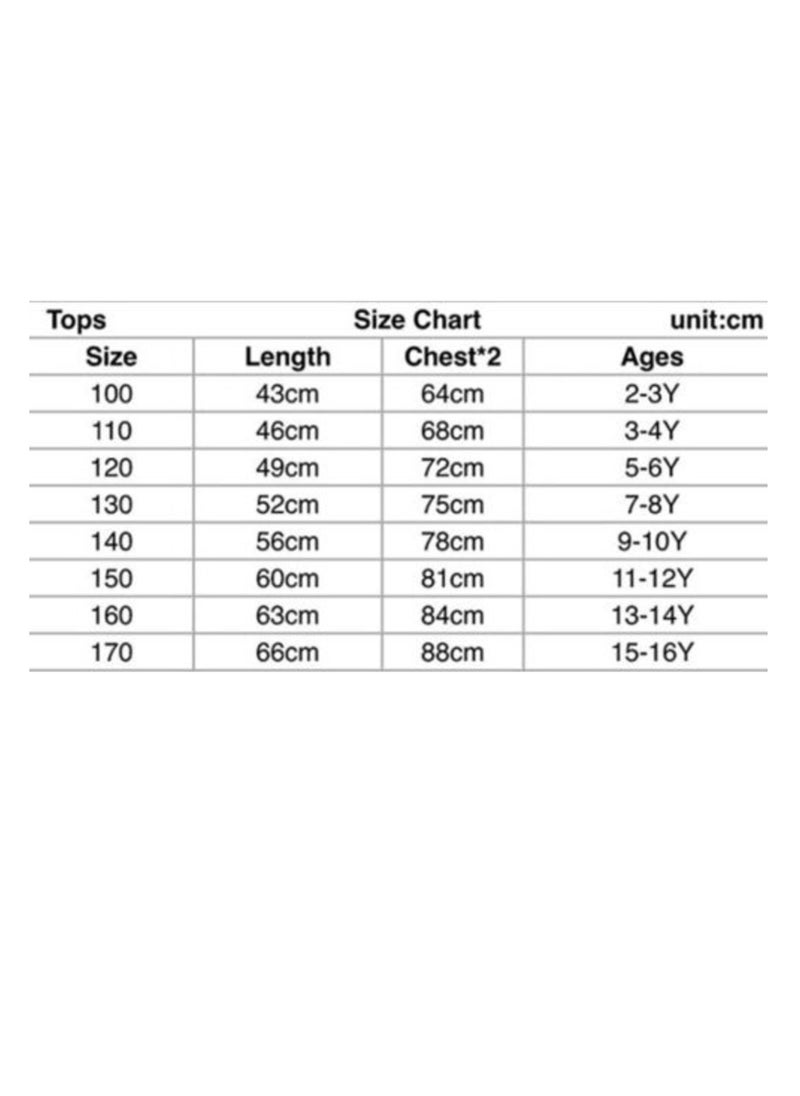 Generic - Ninja Kids Cartoon Unisex Summer Short Sleeve Orange T-Shirt Black Shorts Set - Image 1