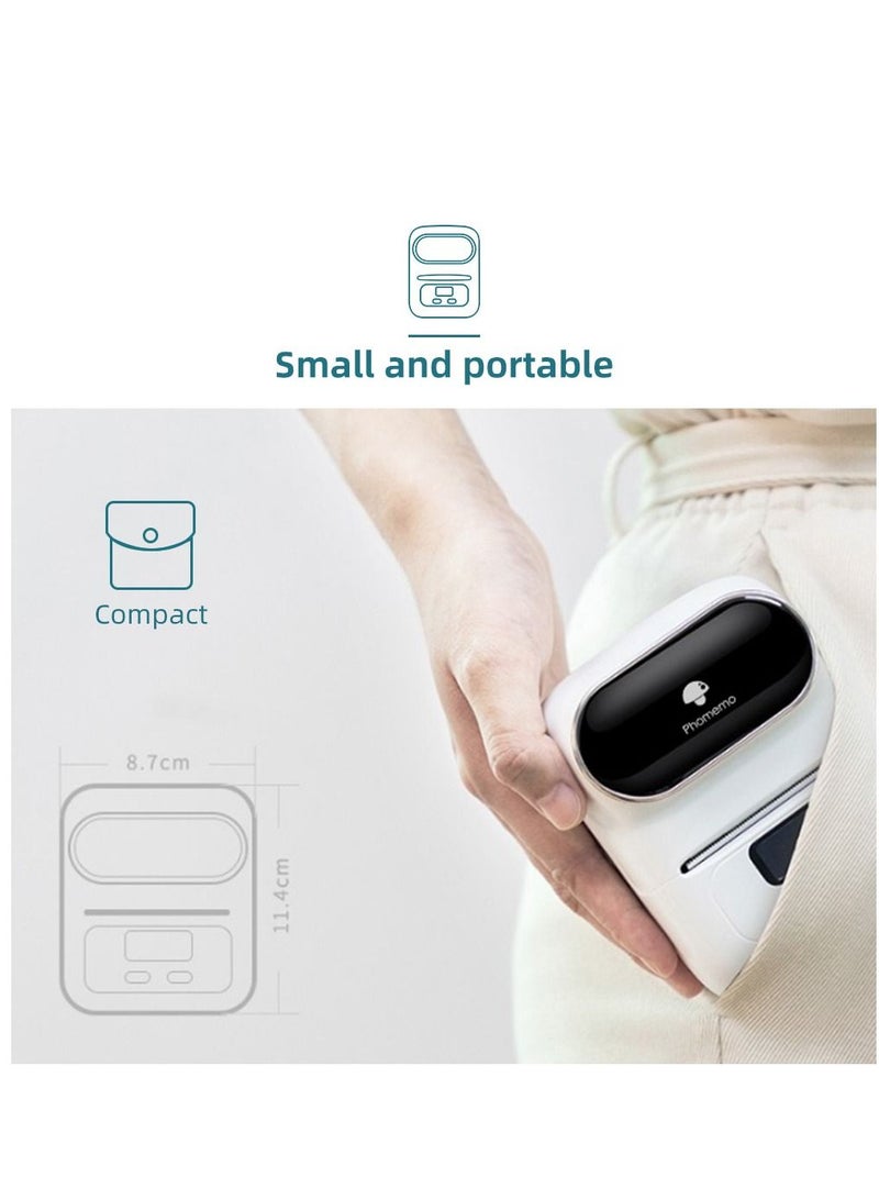 phomemo Portable Bluetooth Thermal Mini Label Maker Compatible with Android iOS System - Image 5