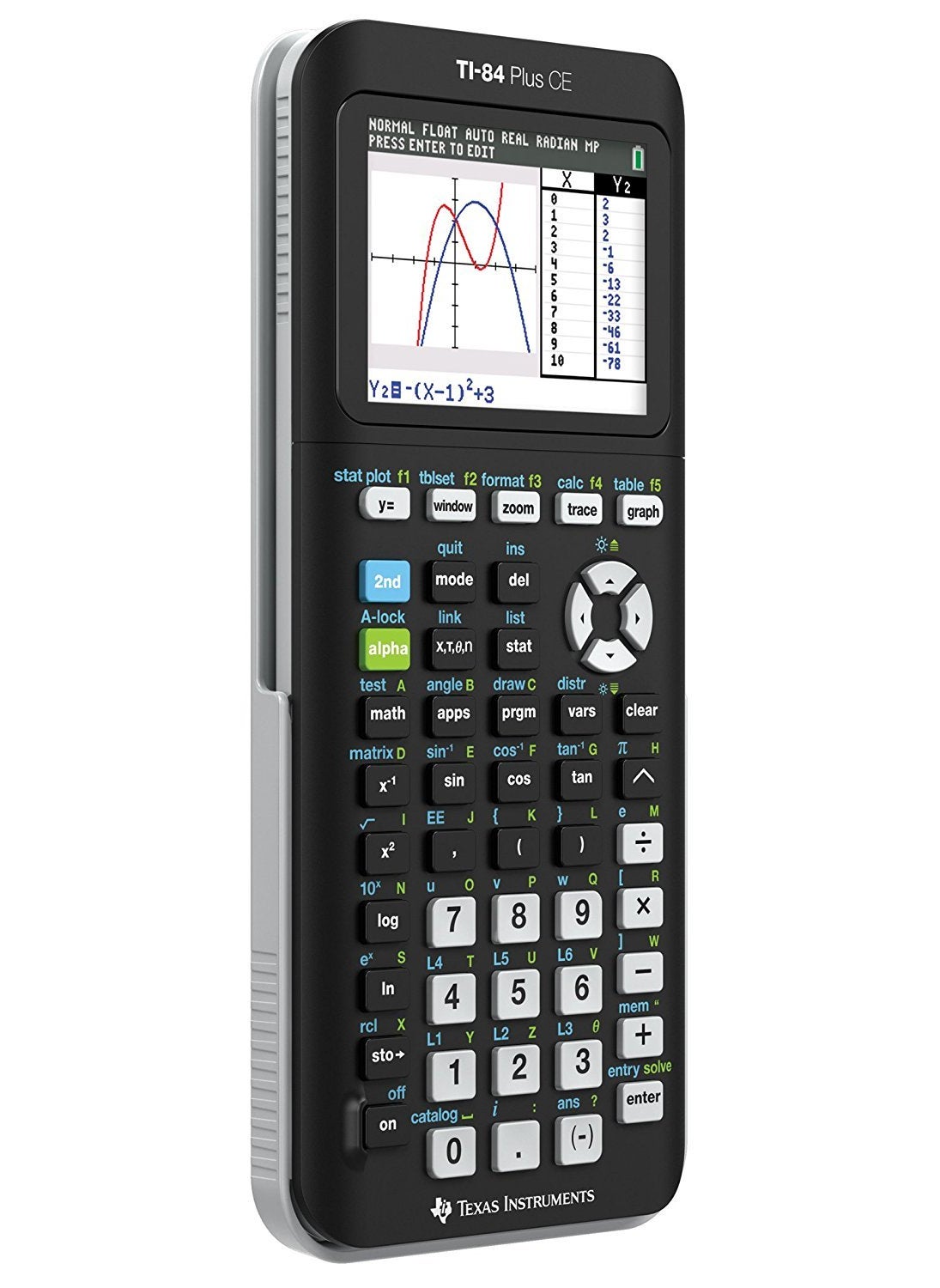 TEXAS INSTRUMENTS Texas Instruments TI-84 Plus CE Graphing Calculator, Black  - Image 4