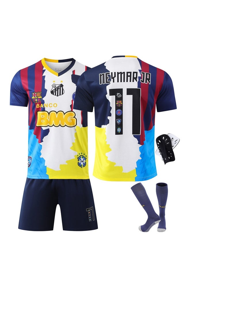 Taiahiro New type of retro football set for children and adults, breathable quick-drying sweatshirts, competition and training suits  - Image 1