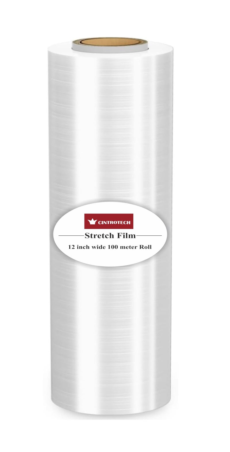 Cintrotech Wrapping Roll For Packing Material,12 Inch (300 mm), 100 Meters Length, For Multipurpose Use Shipping, Packing, Moving Pack of 1, White Rolls - Image 1