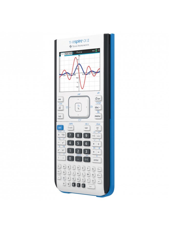 TEXAS INSTRUMENTS Texas Instruments TI-Nspire CX II Color Graphing Calculator with Student Software (PC/Mac) White 3.54 x 7.48  - Image 2