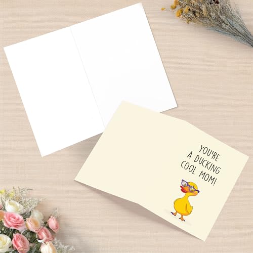 Cheerin Funny Birthday Mom Card – Sweet Thank You Card for Mom – Heartfelt Gift from Son or Daughter – For Celebrating Moms, Stepmoms, and Mommies - Image 5