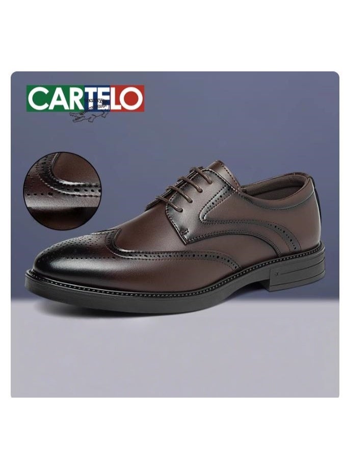 كارتيلو حذاء جلد بروج جديد مع اتجاه عصري قديم - Image 1