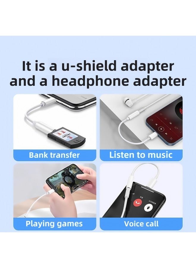 Suitable For Huawei Apple 3.5 Audio Adapter Samsung Typec Headset Adapter U Shield Online Banking Adapter-Color:Type-c Digital Chip  - Image 4
