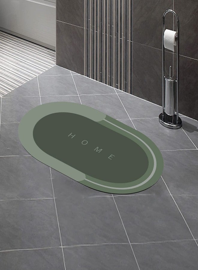 FF Super Absorbent Floor Mat | Quick Drying Bathroom Rug Non-Slip Rubber Backed | Dirt Resistant Mats for Home, Kitchen, Bathroom, Office, Shower, Restroom Size (40x60cm) - Green - Image 5