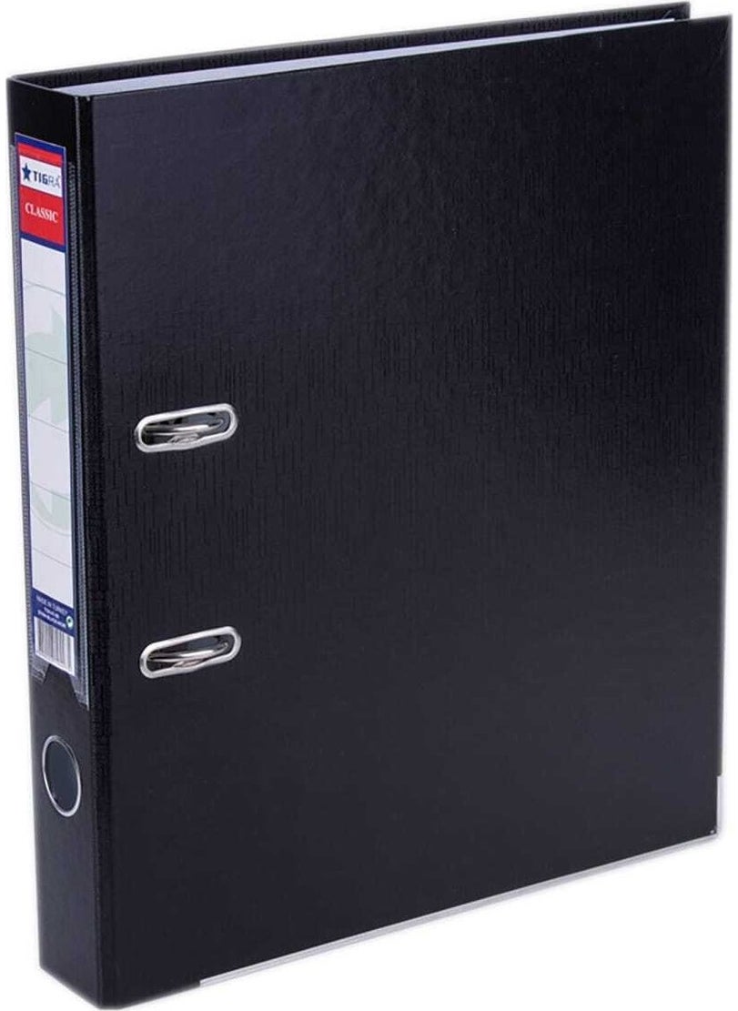 Tigra - Plastic Folder Narrow Black Flat - Image 1