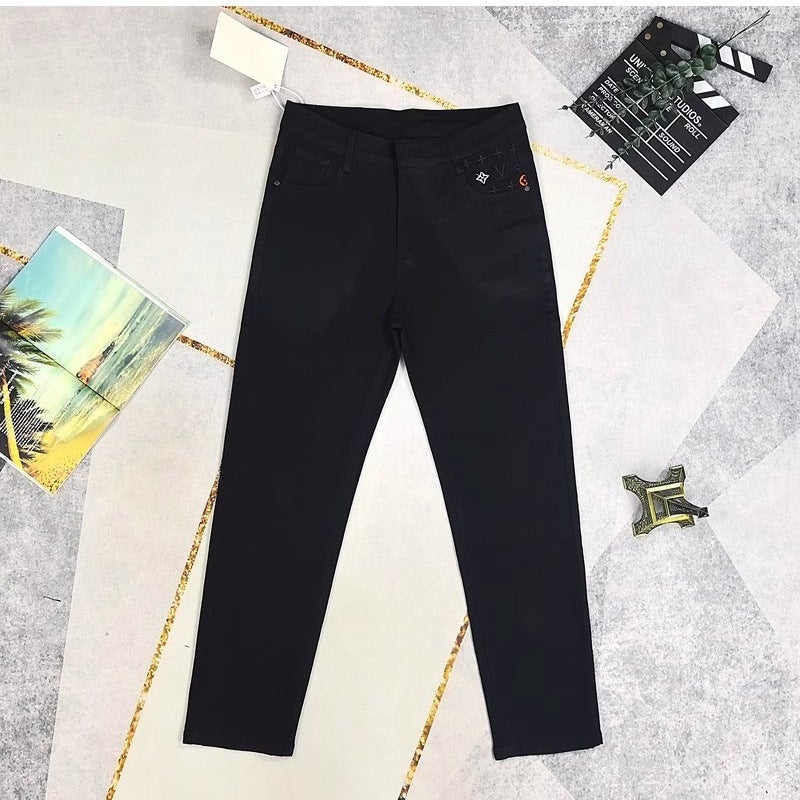 Unisex Classic Denim Jeans Loose Fit Daily Outdoor Wear - Image 1