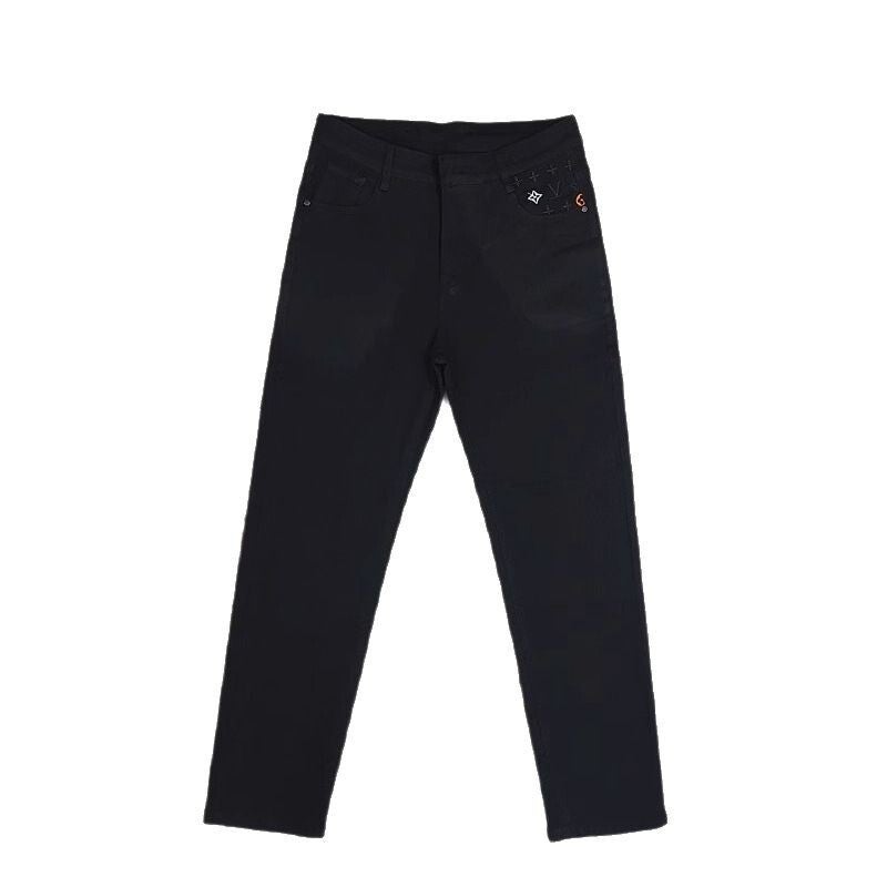 Unisex Classic Denim Jeans Loose Fit Daily Outdoor Wear - Image 5