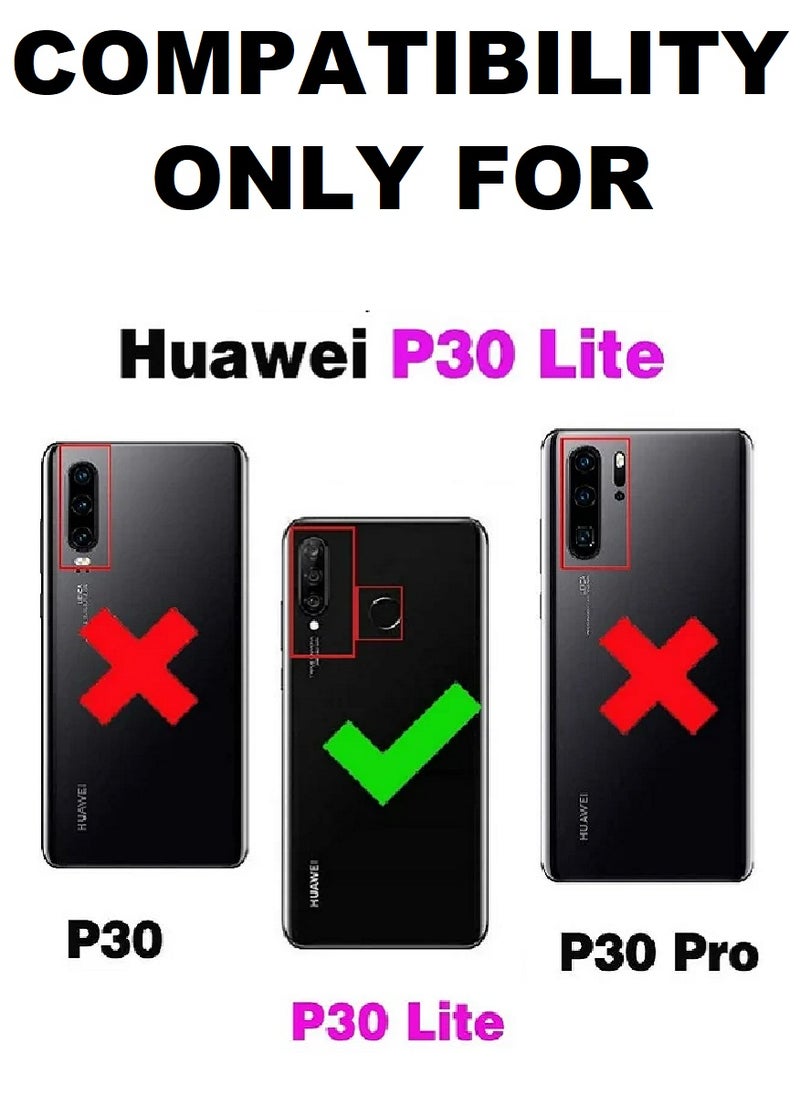 we3 2 Pieces Tempered Glass Screen Protector Anti-Spy Privacy Designed For Huawei P30 lite Full Glue Edge to Edge Full Screen Coverage And Bubble Free - Image 3