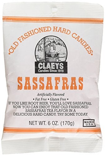 Claeys Old Fashioned Hard Candy Sassafras 6 Ounce Bag - Image 1