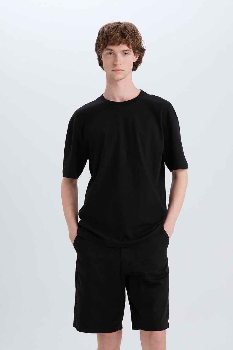 DeFacto Man Regular Fit Cotton Bermuda  - Image 3