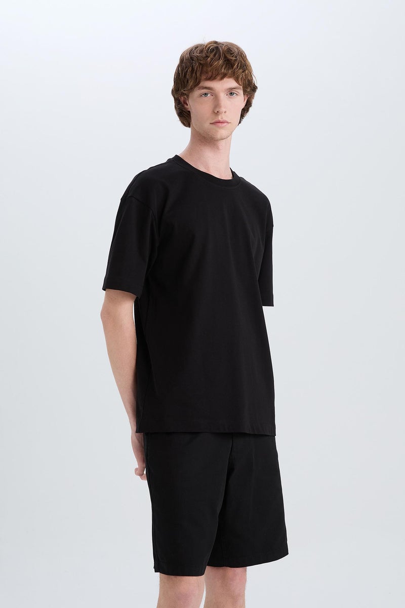 DeFacto Man Regular Fit Cotton Bermuda  - Image 4