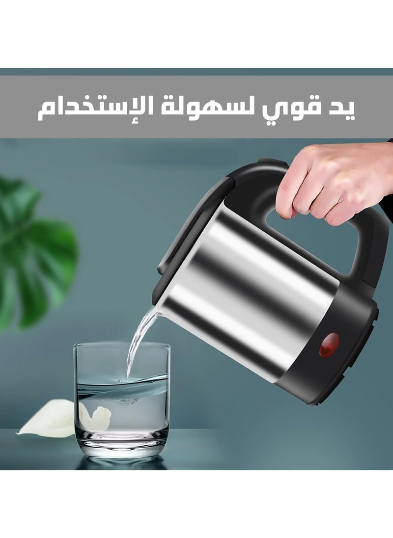 White Life White Life 500W Electric Kettle, 1.5L Stainless Steel, Premium Design, Rapid Boiling, Auto Shut-Off Mode, Thermally Insulated Handle, Boil-Dry Protection - Silver  - Image 2