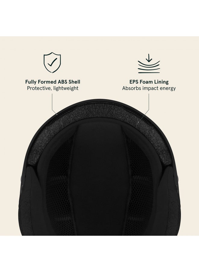 Retrospec Retrospec Comstock Ski & Snowboard Helmet for Adults - Durable ABS Shell, Protective EPS Foam & 10 Cooling Vents - Adjustable Fit for Men & Women - Matte Black, Medium  - Image 2