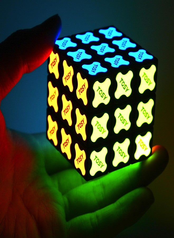 TOSY Magnet Cube 3x3 - 240 Magnets, 30 Blocks, 7in1 Toy: Puzzle Cube Game, Creative Building Blocks, Transformable Fidget Spinner, Infinity Cube, Magnet Tiles, UV Flashlight, Glowing STEM/STEAM Toy - Image 5