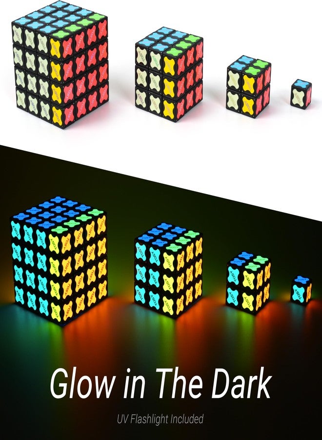 TOSY Magnet Cube 3x3 - 240 Magnets, 30 Blocks, 7in1 Toy: Puzzle Cube Game, Creative Building Blocks, Transformable Fidget Spinner, Infinity Cube, Magnet Tiles, UV Flashlight, Glowing STEM/STEAM Toy - Image 2