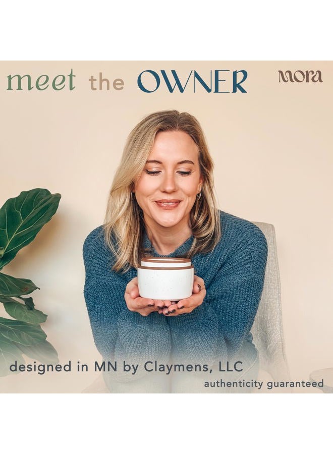 Mora CERAMICS HIT PAUSE Ramekins - 6oz, Set of 6 - Small Oven Safe Baking Dishes/Cups - For Personal Pudding, Creme Brulee, Souffle, Serving Dip, Custard, Ice Cream - Single Mini Bowls - Vanilla White - Image 3