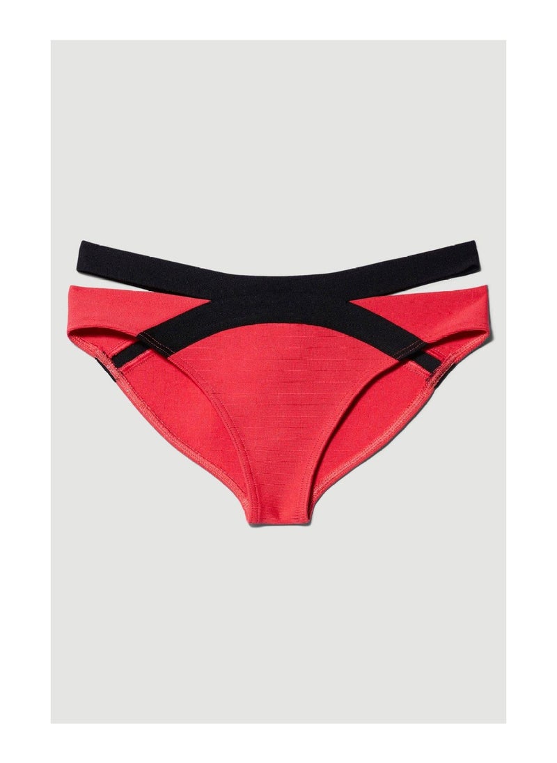 Karen Millen - Bandage Colour Block Bikini Bottoms - Image 1