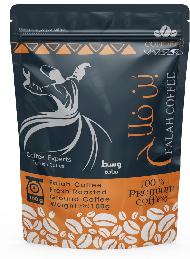Falah Coffee medium plain 100 