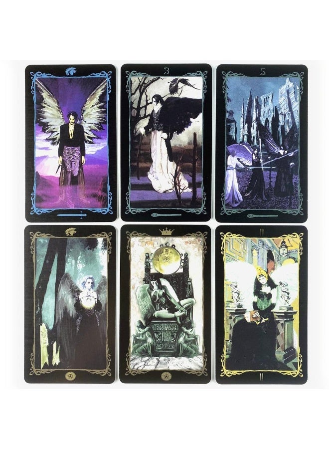 NIBEMINENT Dark Angel Tarot Cards, Casual Party board game, fortune-telling, prophecy, Oracle Cards - Image 3