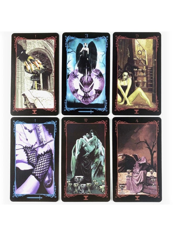 NIBEMINENT Dark Angel Tarot Cards, Casual Party board game, fortune-telling, prophecy, Oracle Cards - Image 2