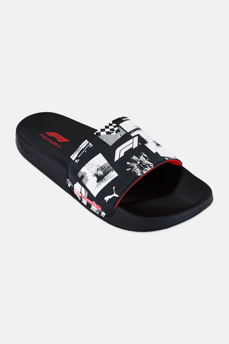 Puma x Formula 1 Men Allover Print Slides, Multicolor - Image 1