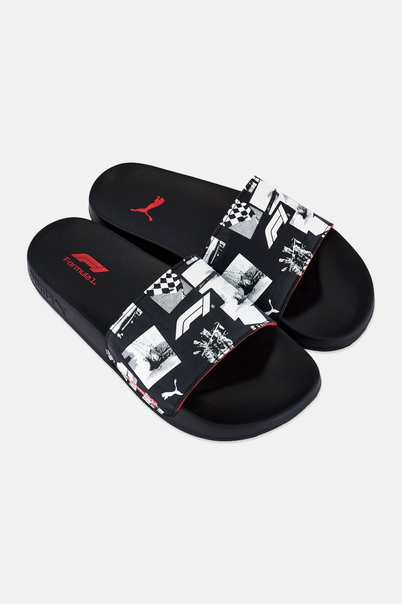 Puma x Formula 1 Men Allover Print Slides, Multicolor - Image 2