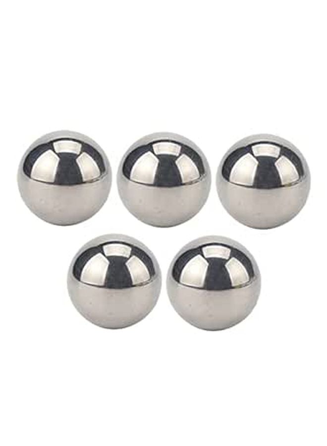 5Pcs Chrome Steel Balls High Precision for Bicycles Furniture Slides Smooth Sliding - Image 1