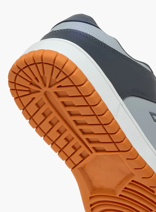 Oaklan by Shoexpress Men Logo Lace-Up Sneakers