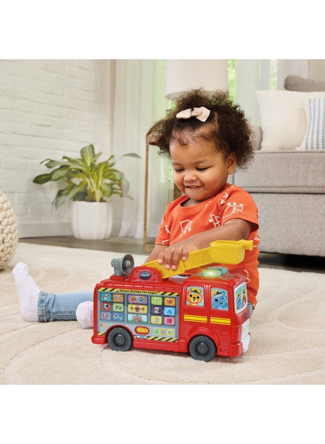 vtech Rescue Buddies Fire Engine, Songs & Learning Discovery Station, Easy-Touch Buttons, Ages 12–36 Months - Image 5