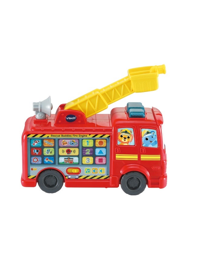 vtech Rescue Buddies Fire Engine, Songs & Learning Discovery Station, Easy-Touch Buttons, Ages 12–36 Months - Image 2